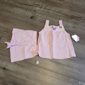 Disney NINNIE nk Sleeveless Top and Shorts Set